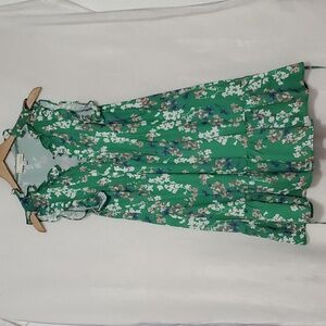PINCH Ruffle Floral Sleeveless Dress Size S
